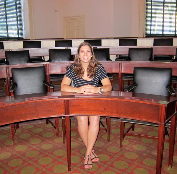 Cheesy grins at Independence Hall, Philadelphia