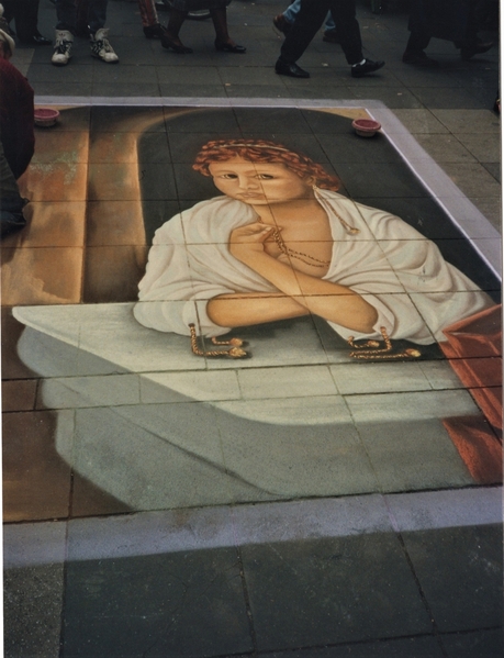 sidewalk art