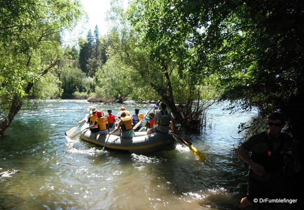 Lower Spokane River -- pushing off