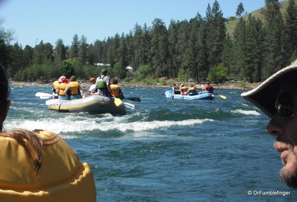 Lower Spokane River - Class II rapids