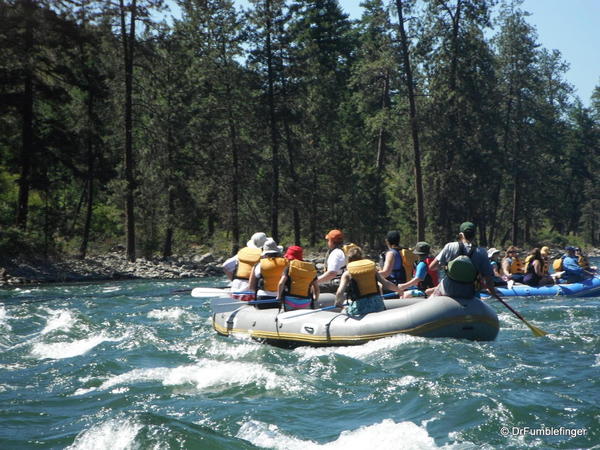 Lower Spokane River -- Class II rapids