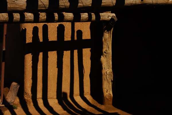 taos pueblo shadows