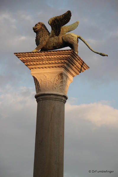 Winged Lion of Venice, entry to Piazza San Marco