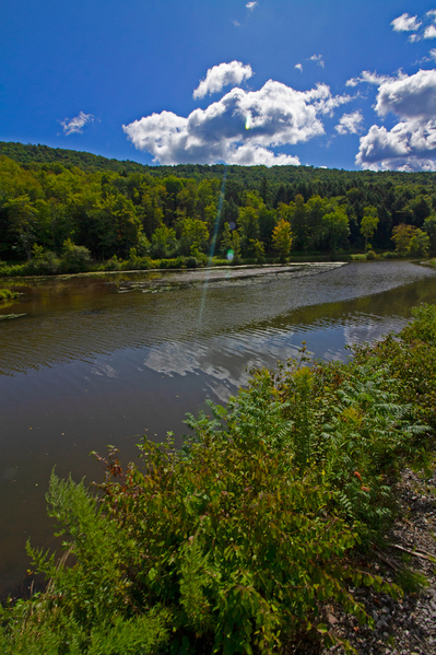 view 19 river clouds