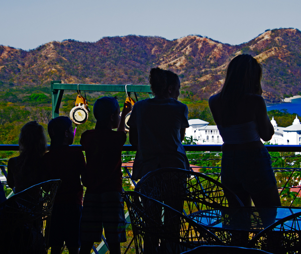 watching the zipline